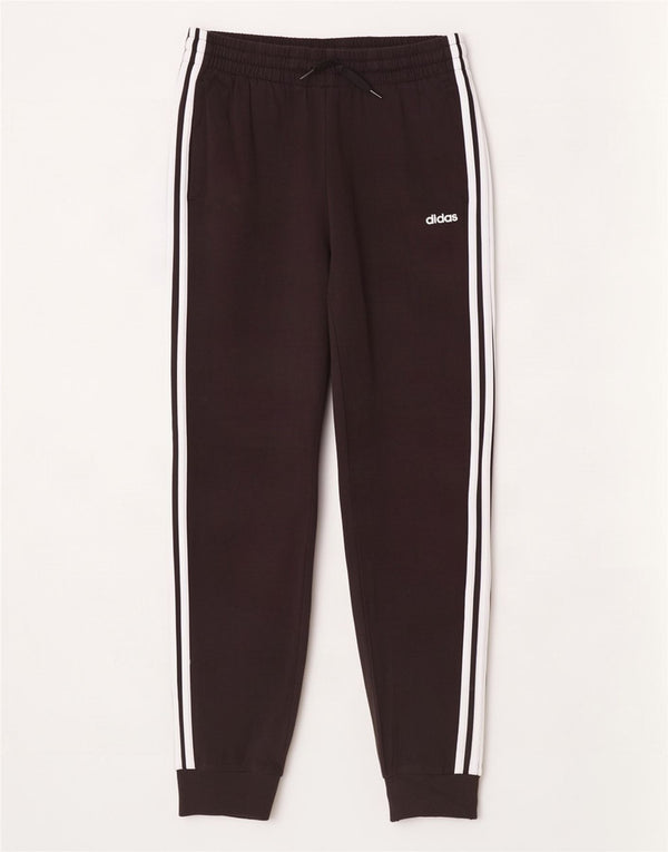 Adidas Pantalon de survêtement pour femme Joggers UK 12/14 Coton noir moyen