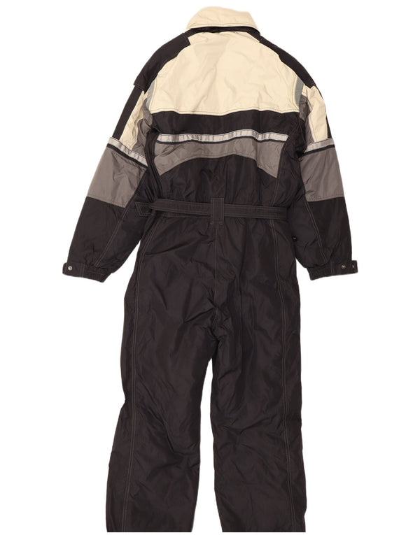 Colmar Combinaison de Ski à Capuche Femme IT 46 Large Noir Colourblock Sports