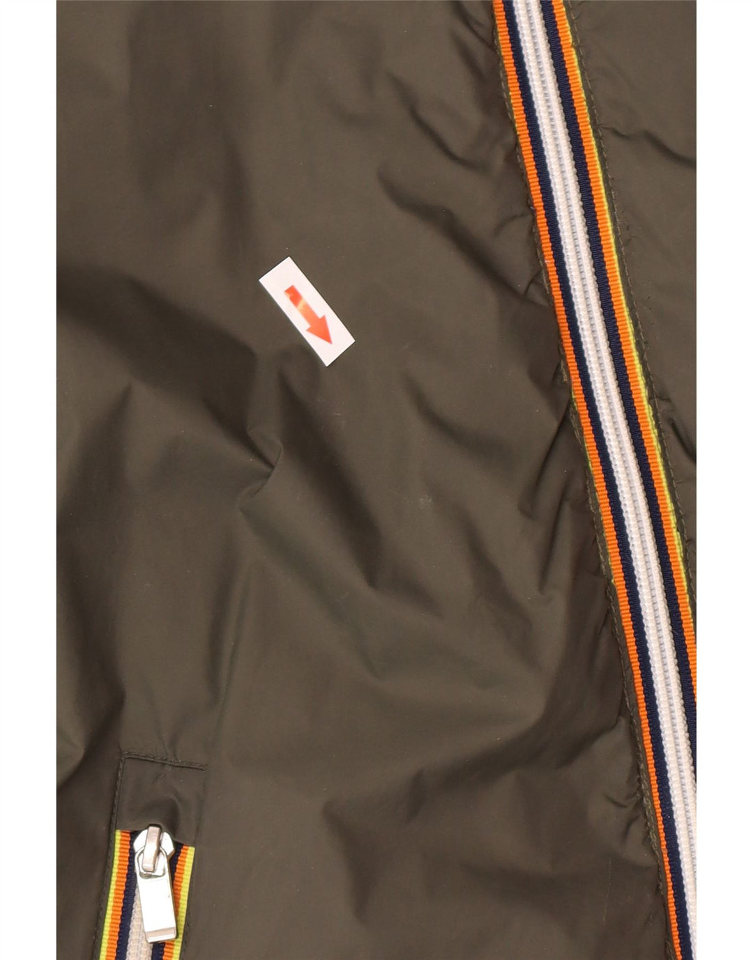K-Way Veste matelassée réversible à capuche pour homme UK 38 Vert moyen Polyamide