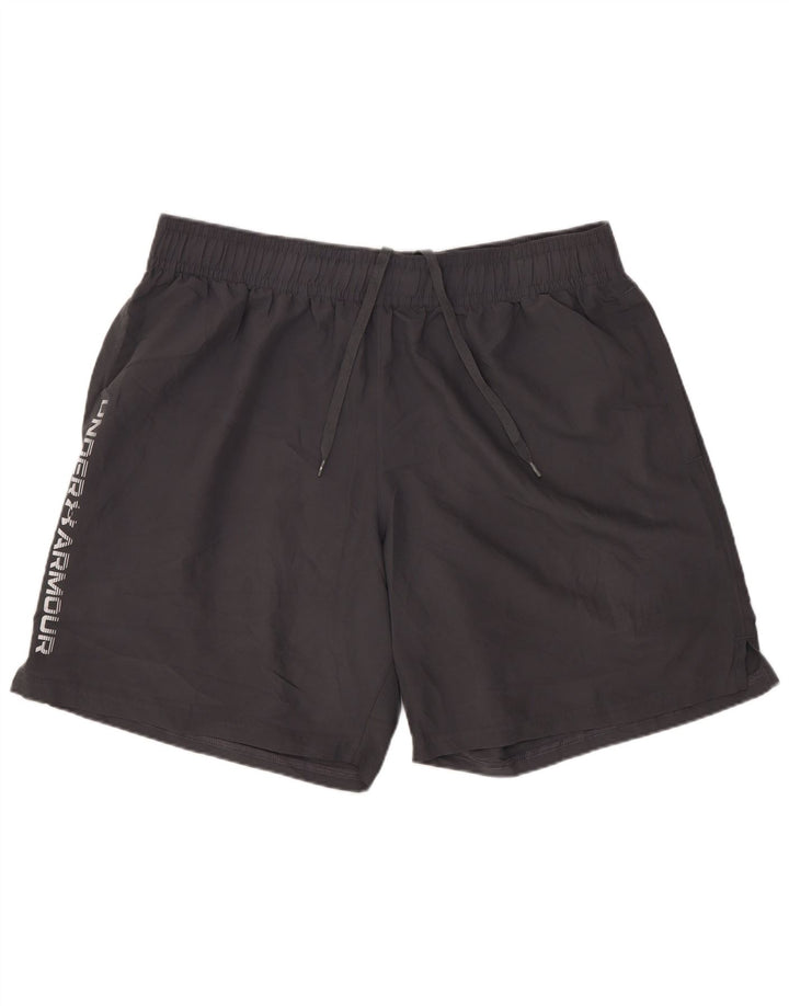 Under Armour Short de Sport Graphic Homme XL Gris Polyester