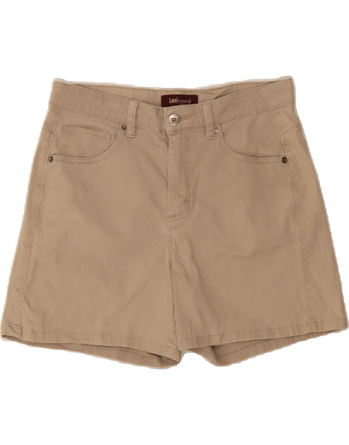LEE Womens Chino Shorts US 10 Large W32 Beige Cotton Vintage Lee and Second-Hand Lee from Messina Hembry 