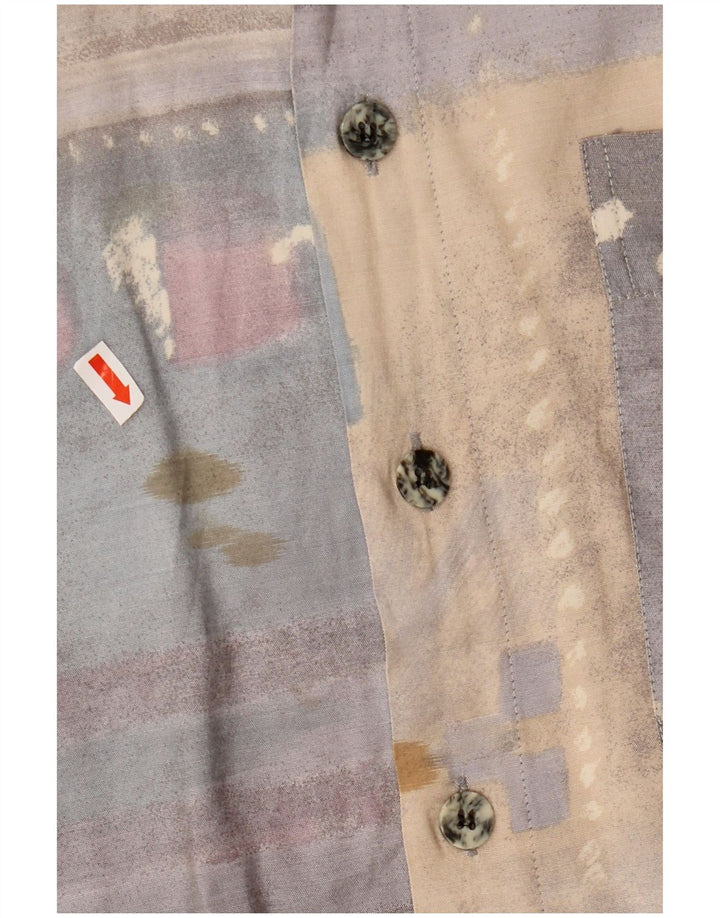 Club D'Amingo Chemise Homme Taille 41/42 Grand Patchwork Multicolore