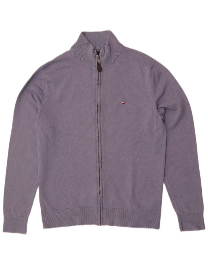 Tommy Hilfiger Cardigan pour homme en coton bleu Taille L