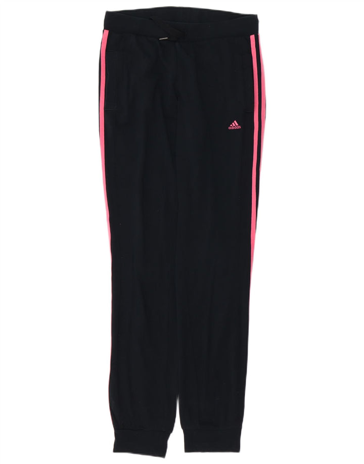 ADIDAS Pantalon de survêtement Climalite pour femme, jogging UK 4/6 XS, coton noir