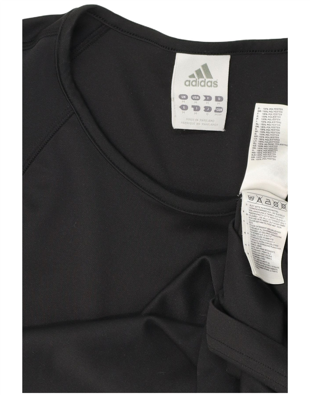 Adidas T-shirt graphique pour homme Noir moyen Polyester