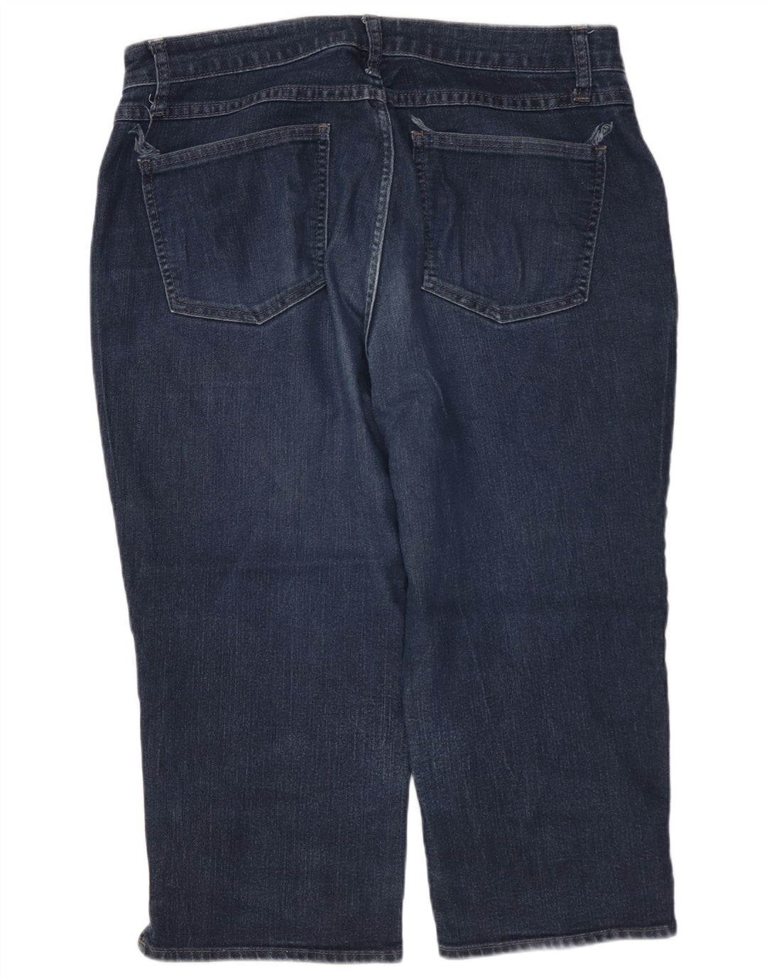 LEE Jean Capri Riders taille moyenne pour femme US 12 Large W32 L19 Bleu marine