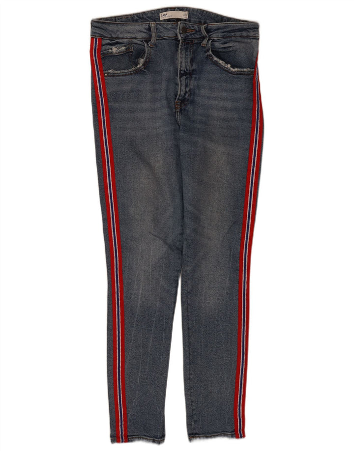 Zara Jean skinny pour femme EU 40 Medium W30 L28 Bleu