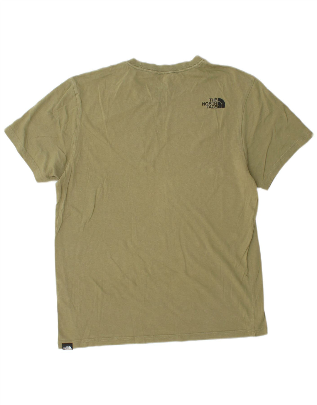 THE NORTH FACE T-Shirt Homme Kaki Moyen Coton