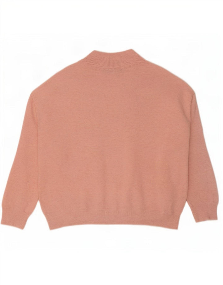 Marks & Spencer Pull surdimensionné à col en V pour femme UK 10 Petit Rose
