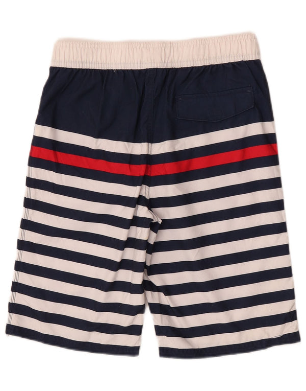 Tommy Hilfiger Short de Bain Garçon 15-16 Ans XL Bleu Marine Rayé
