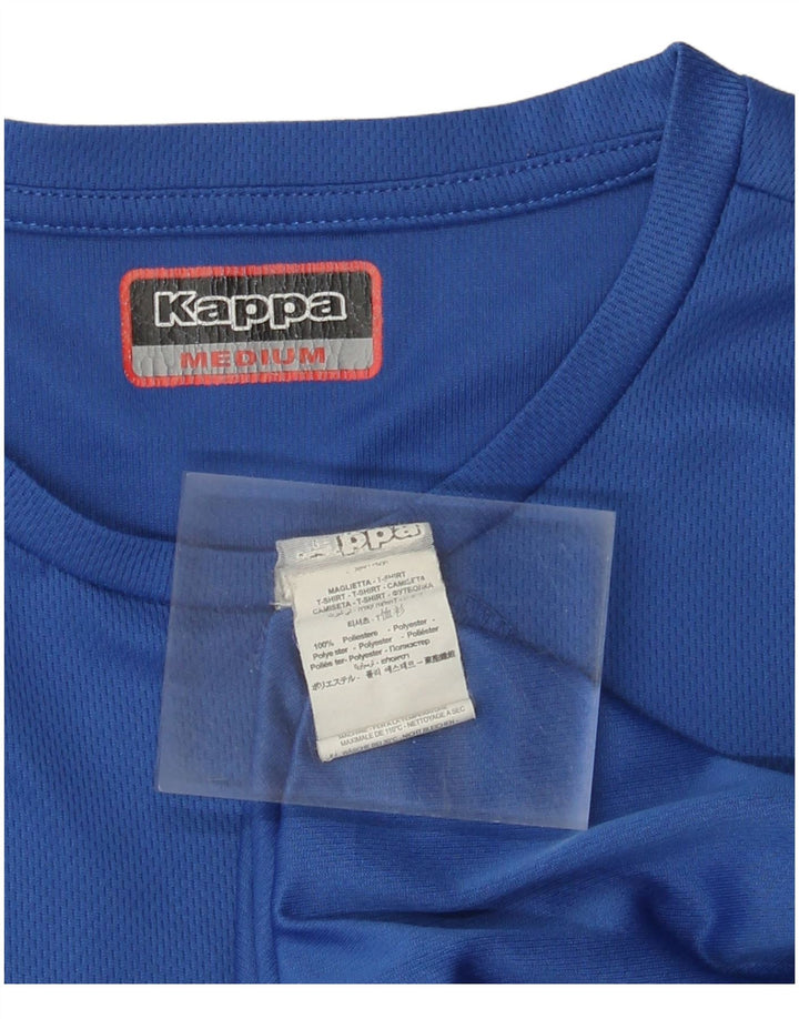 Kappa T-Shirt Graphique Homme Bleu Moyen Polyester