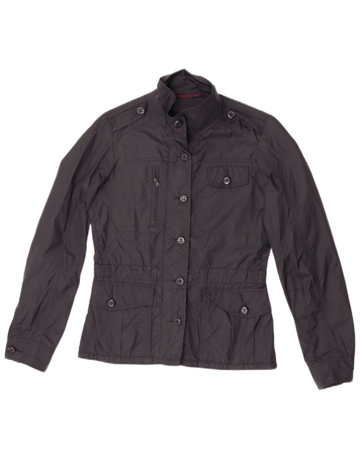 Kappa Veste Militaire Femme UK 6 XS Noir Polyamide