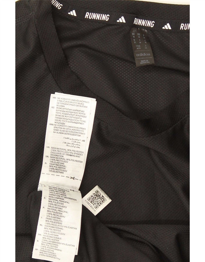 Adidas T-Shirt Homme Haut Noir Moyen Polyester