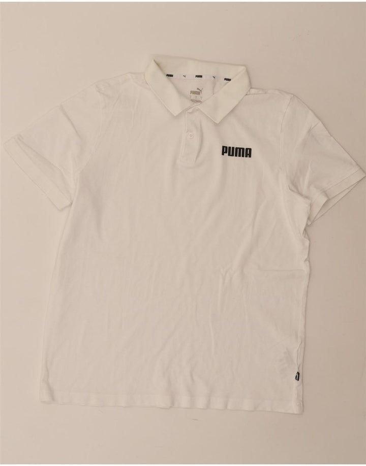 PUMA Polo Homme Grand Blanc Coton