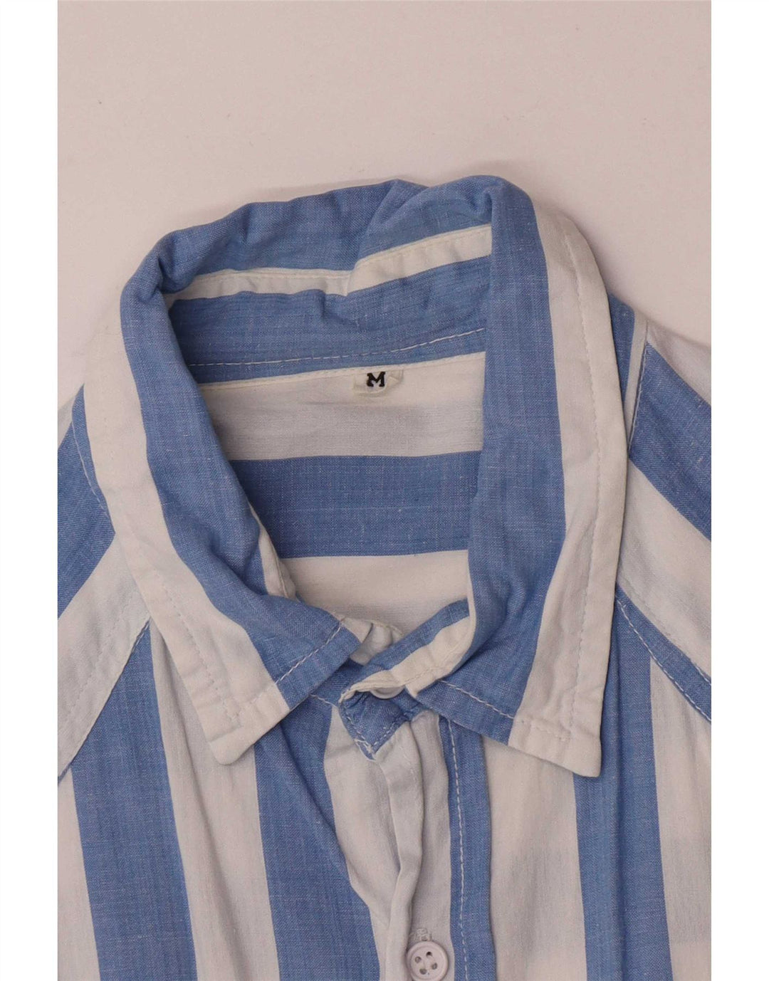 Chemise Homme Vintage Rayée Bleu Moyen