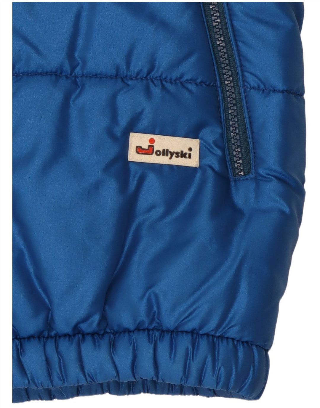 Veste de ski homme vintage UK 36 Petit colorblock blanc cassé