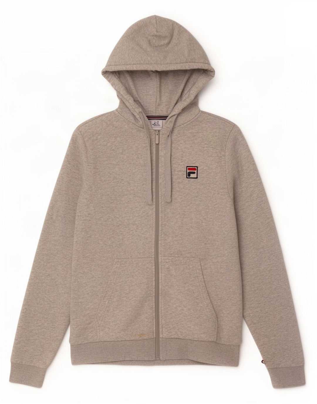 Fila Sweat à capuche zippé pour homme XS Gris Coton