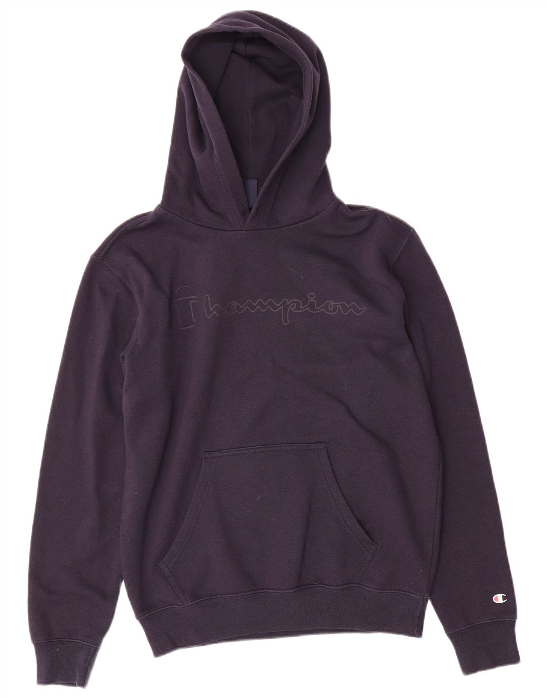 Champion Pull à capuche graphique pour hommes, petit, bleu marine