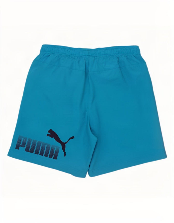 Puma Short Graphic Sport Homme Bleu Moyen