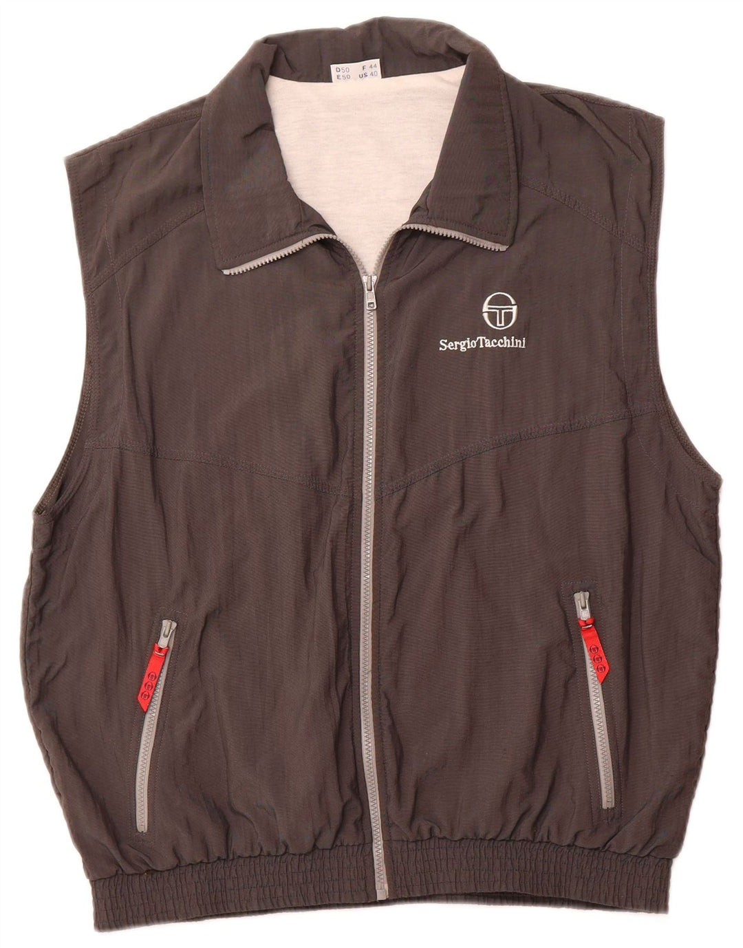 Sergio Tacchini Veste de Survêtement Homme IT 50 Large Gris Polyamide