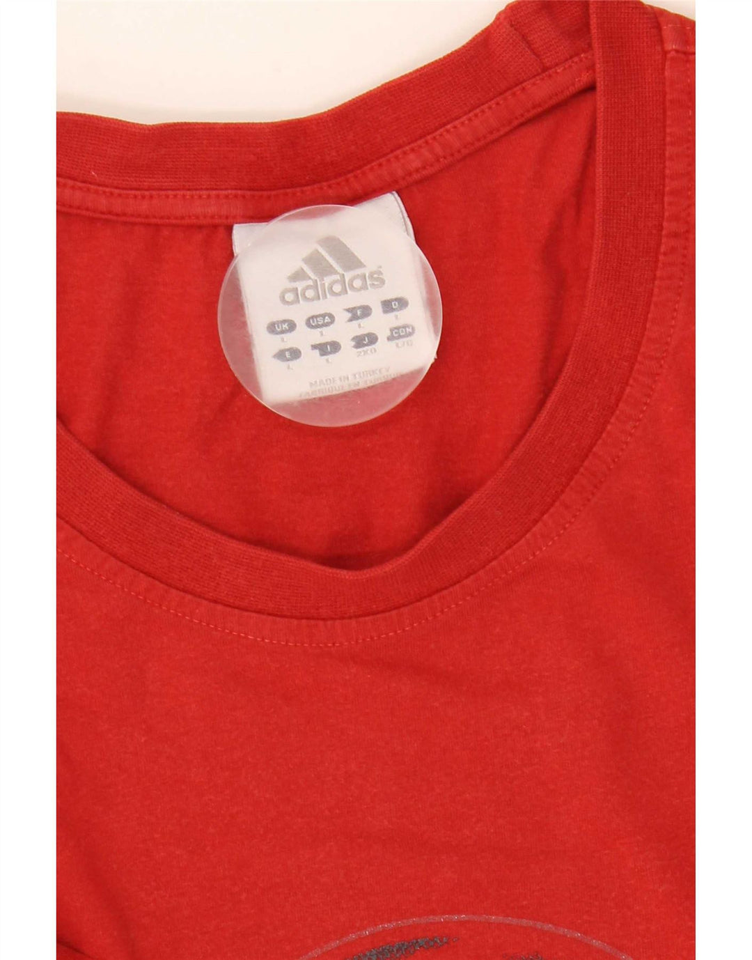 Adidas T-shirt graphique pour hommes, grand, rouge