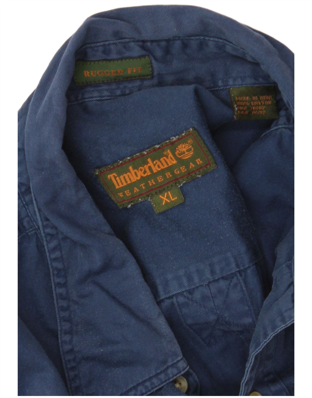 Timberland Chemise Rugged Fit XL Bleu Marine Coton
