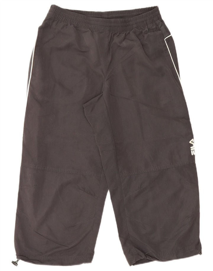 Fila Pantalon de Survêtement Graphic Capri Homme Petit Gris Polyester