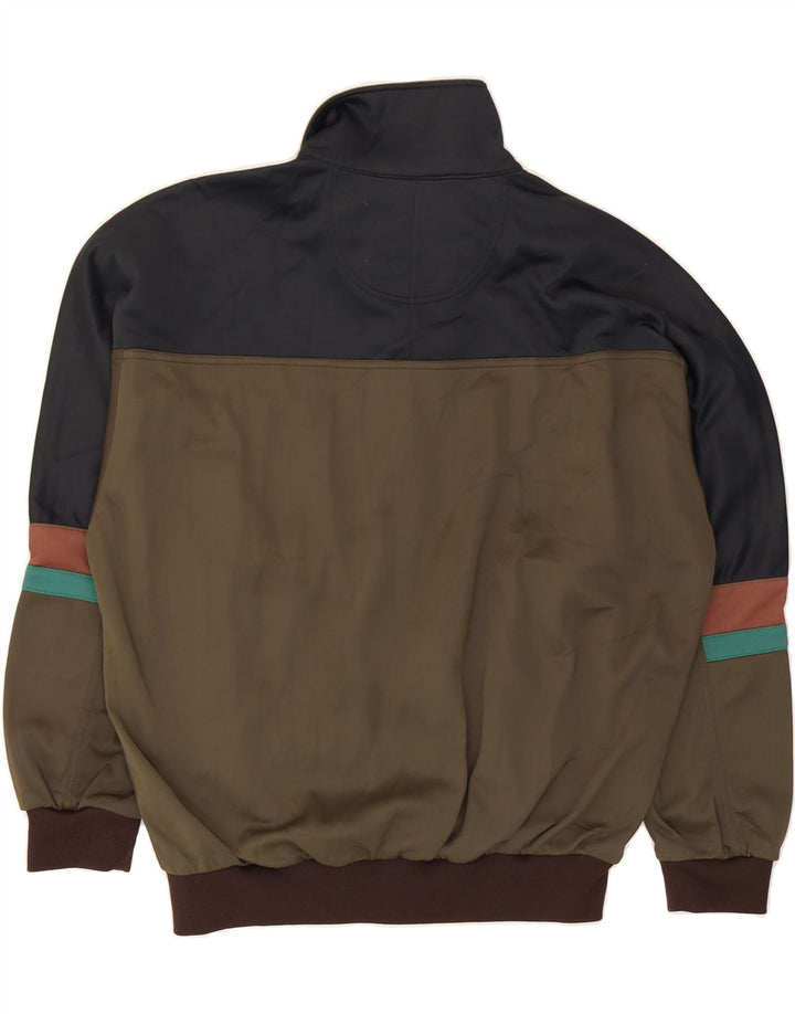 ASICS Veste de survêtement vintage pour homme IT 48 Vert moyen Colourblock