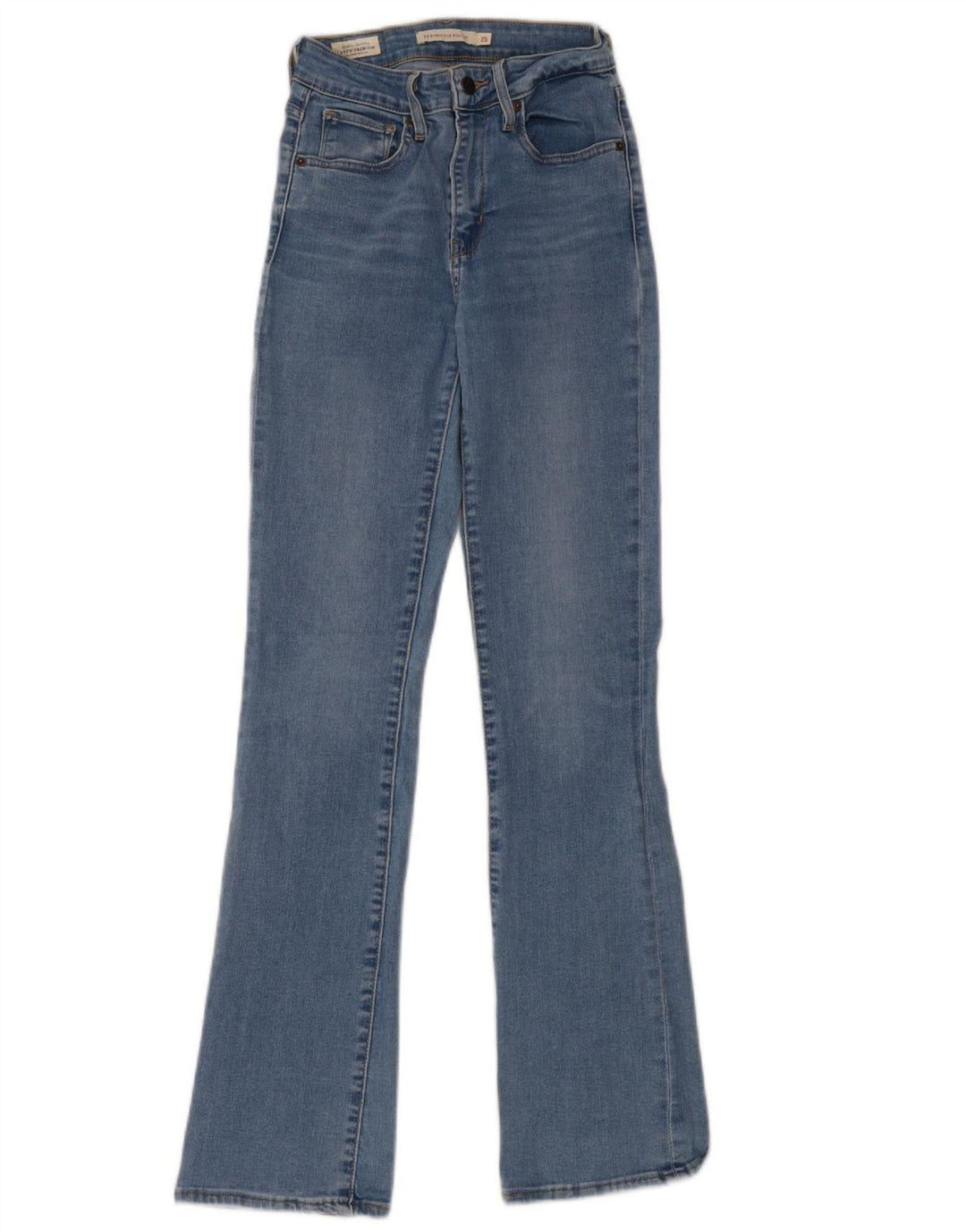 LEVI'S Jean évasé taille haute femme W25 L32 bleu coton
