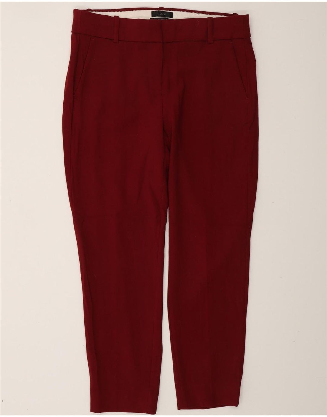 J. CREW Pantalon chino slim Cameron pour femme US 8 Medium W30 L27 Marron