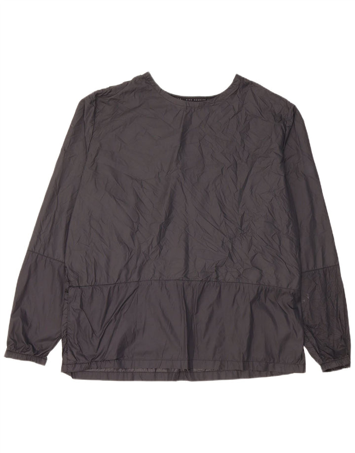 Nike Haut de survêtement de course à pied pour femme UK 18 XL Noir Polyester