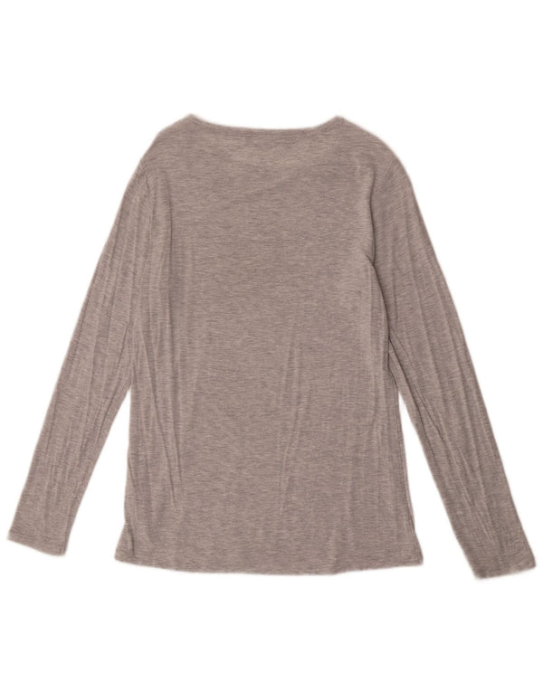 Marks & Spencer Haut à manches longues pour femme Gris moyen Modal UK 44