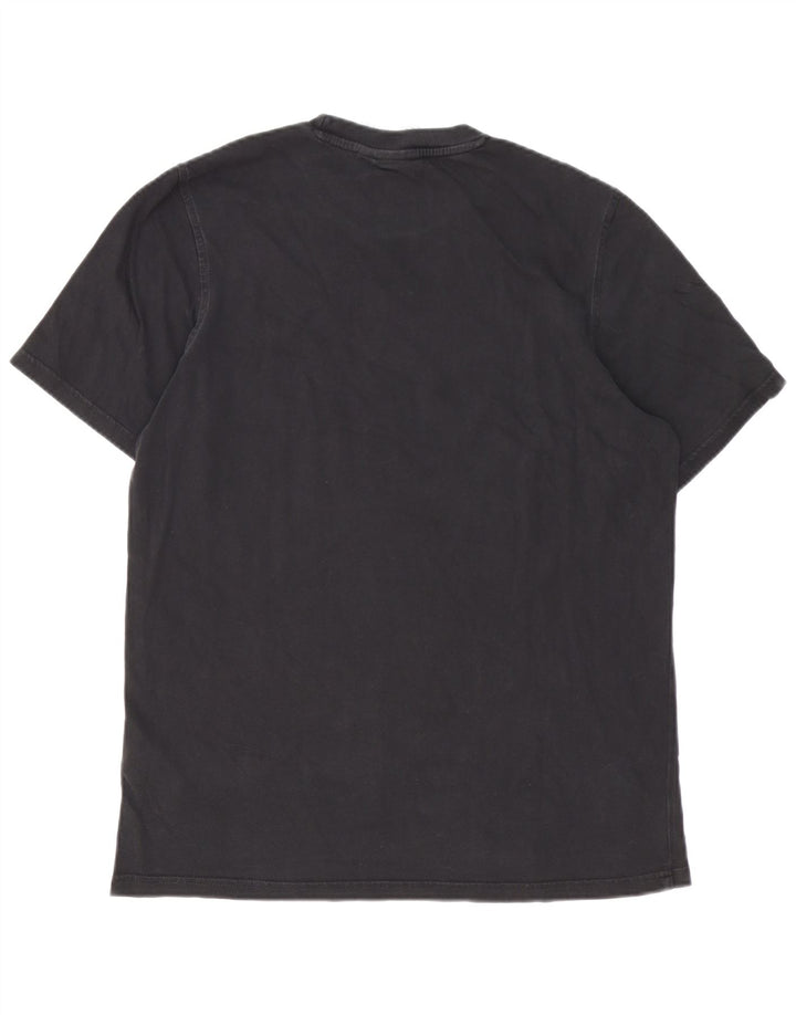 ADIDAS T-shirt graphique pour homme en coton noir moyen