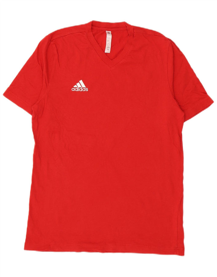 Adidas T-Shirt Homme Top Rouge Moyen Coton
