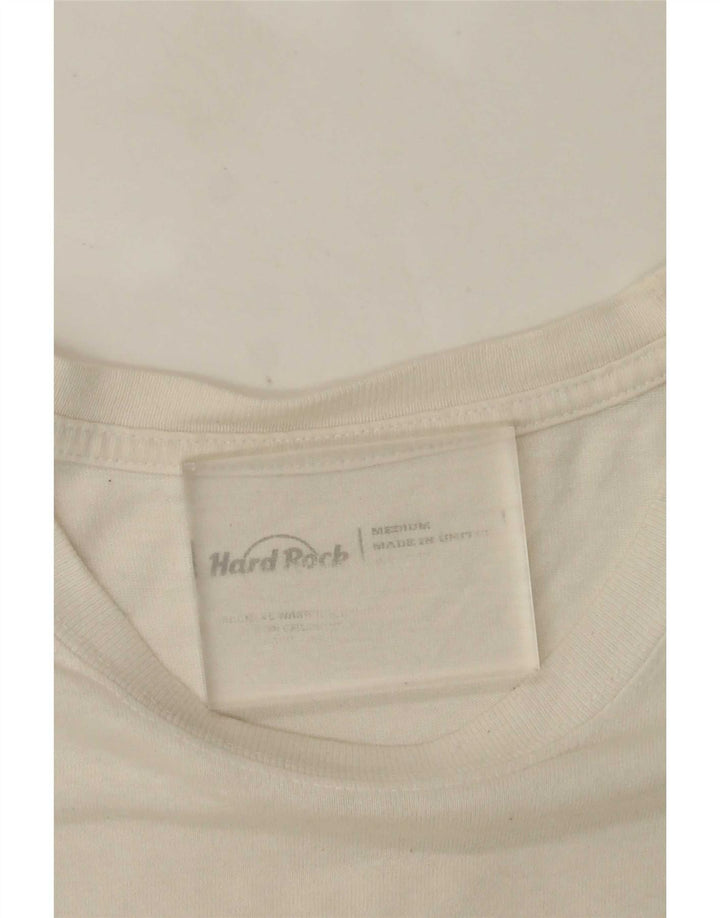Hard Rock Cafe Vienna T-Shirt Graphique Homme Blanc Moyen