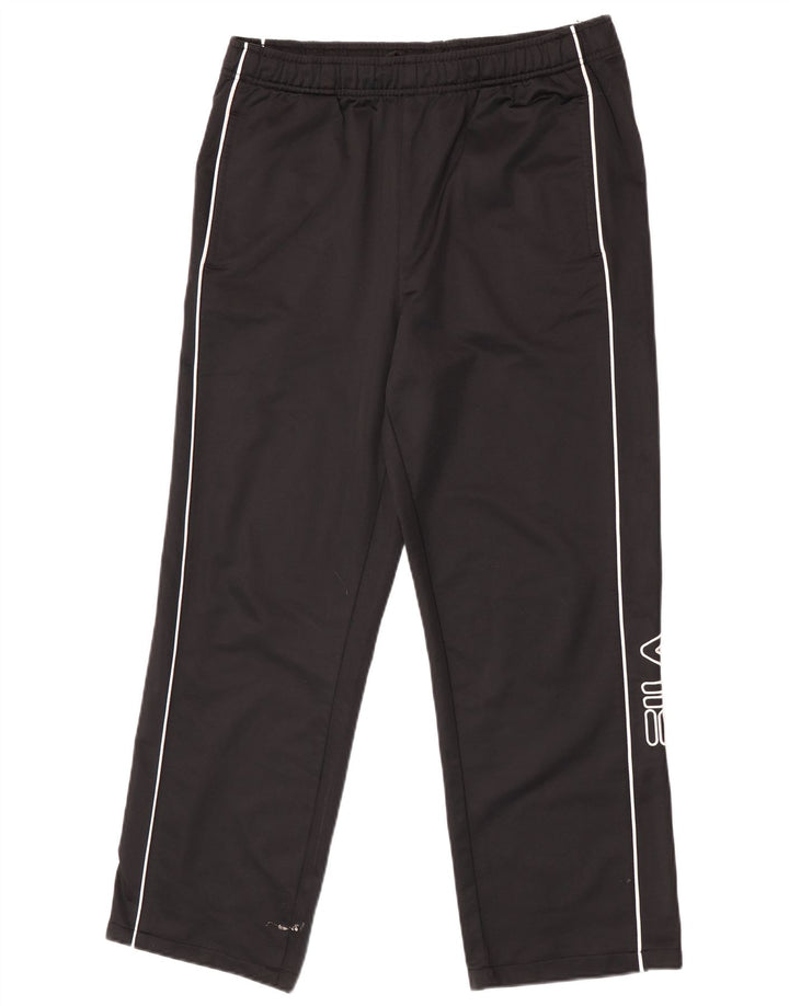 Fila Pantalon De Survêtement Graphique Homme Noir Rayé Polyester