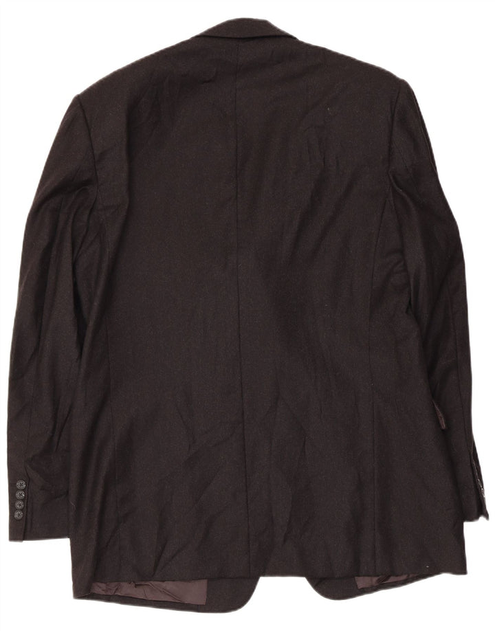 Burberrys Veste blazer à 3 boutons pour homme IT 52 Large laine noire