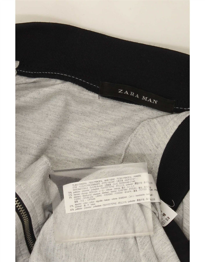 Zara Homme Survêtement Top Veste Petit Gris Moucheté Polyester