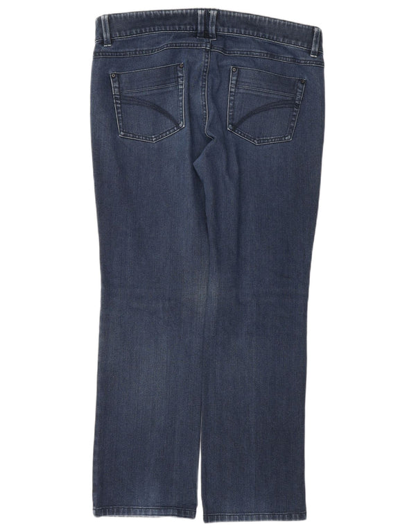 Marks & Spencer Jean droit autographe pour femme UK 14 Large W34 L28 Bleu