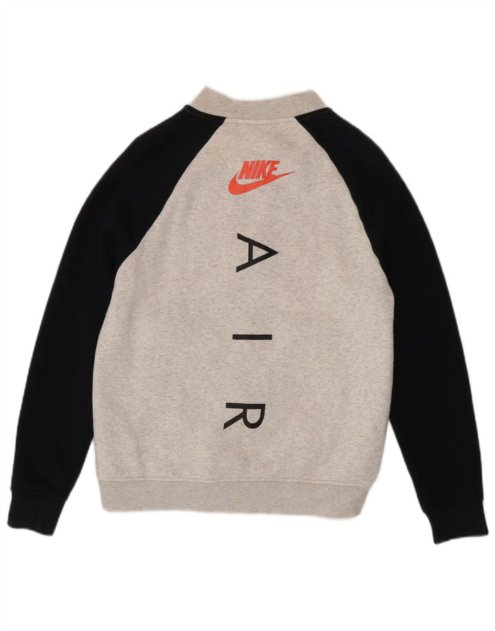 Nike Veste de survêtement graphique pour homme Taille S en coton color block Gris
