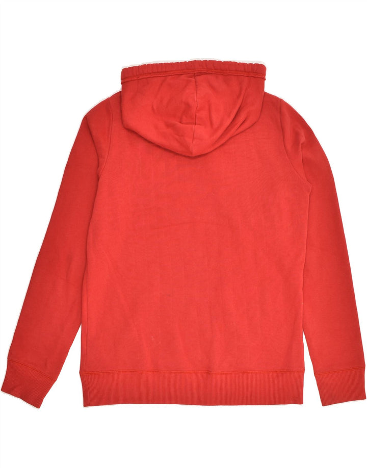 HOLLISTER Womens Graphic Hoodie Jumper UK 10 Small Red Cotton | Vintage Hollister | Thrift | Second-Hand Hollister | Used Clothing | Messina Hembry 