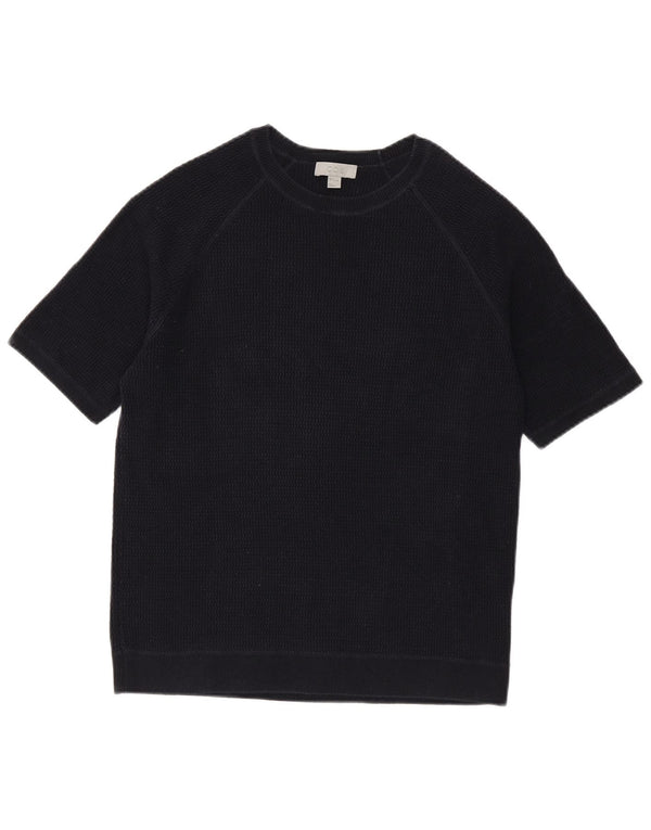 Cos T-Shirt Homme Top Bleu Marine Moyen Coton