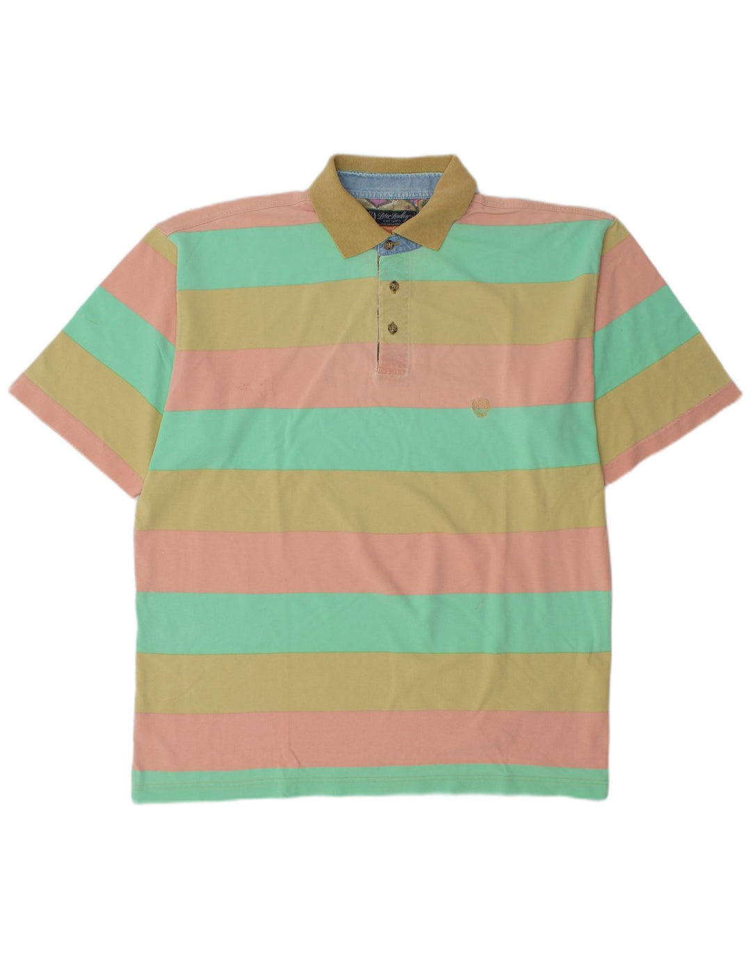PETER HADLEY Polo Homme XL Coton Rayé Multicolore
