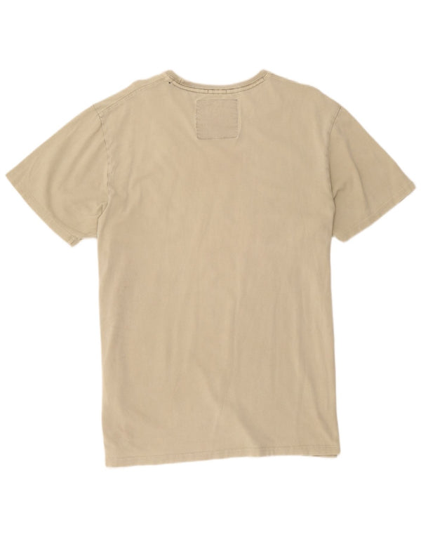 Superdry T-Shirt Graphique Homme 2XL Beige Coton