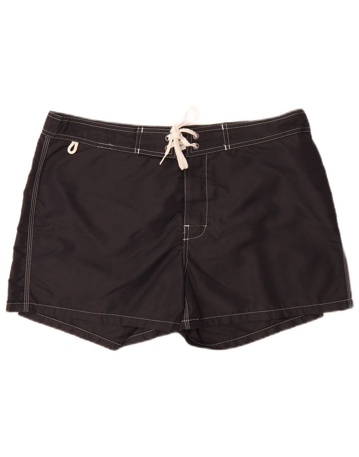 Shorts de baignade Sundek pour hommes XL rayés noirs