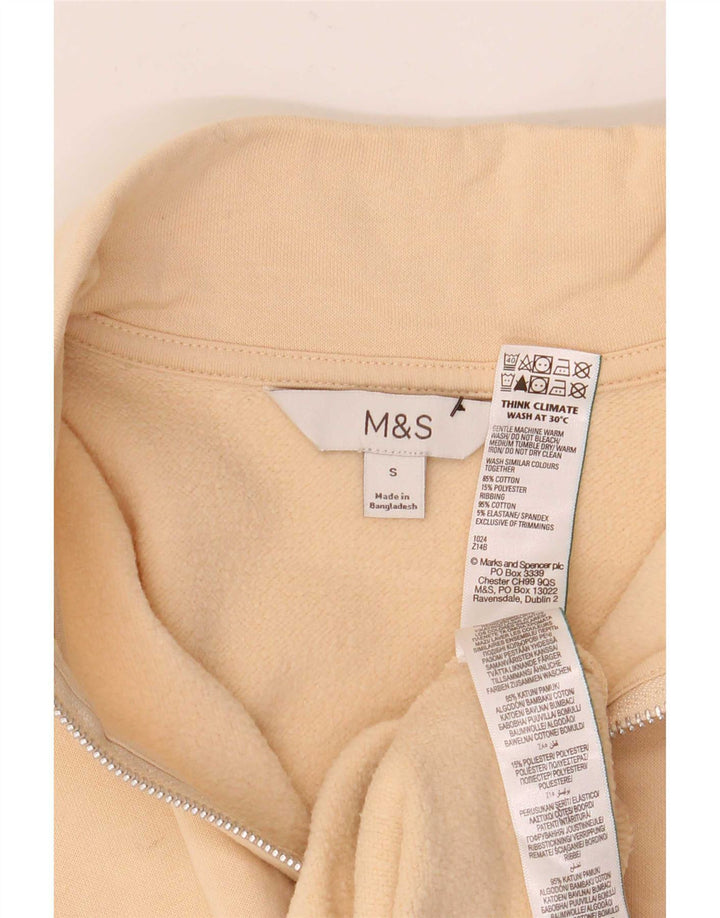 Marks & Spencer Sweat-shirt surdimensionné pour femme UK 10 Petit Beige