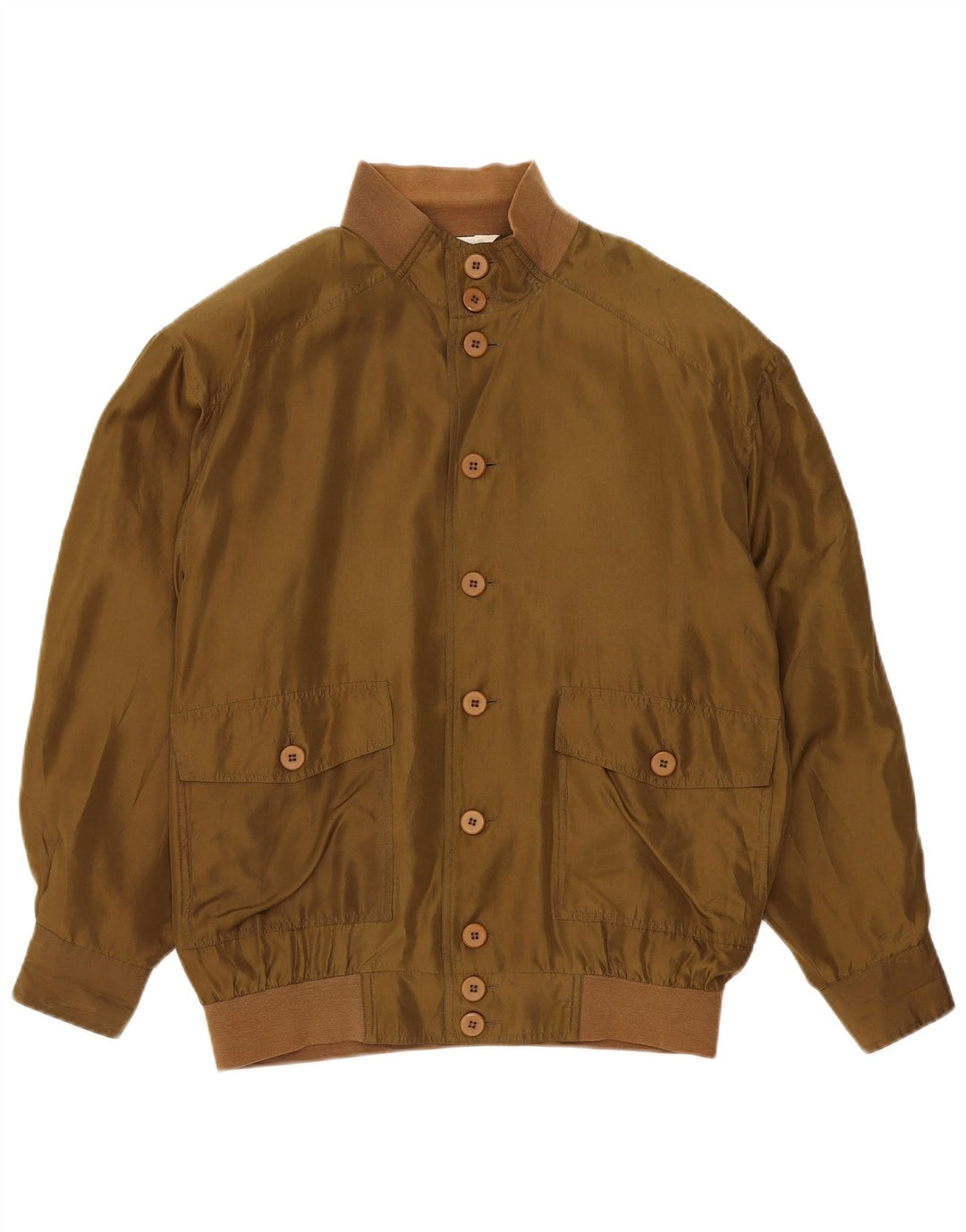 Coocoon Veste Bomber Coupe Ample pour Homme UK 36 Petite Soie Kaki