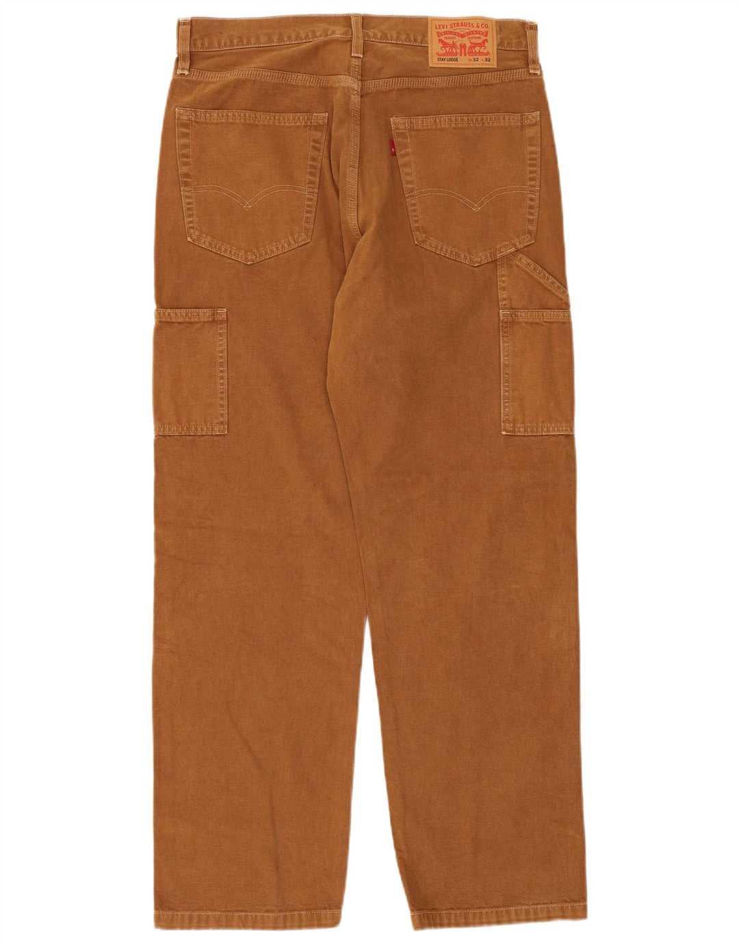 Levi's Pantalon Cargo Coupe Ample W32 L32 Homme Marron Coton