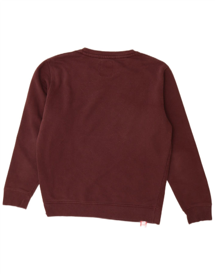 ALPHA INDUSTRIES Sweat-shirt pour homme en coton bordeaux petit