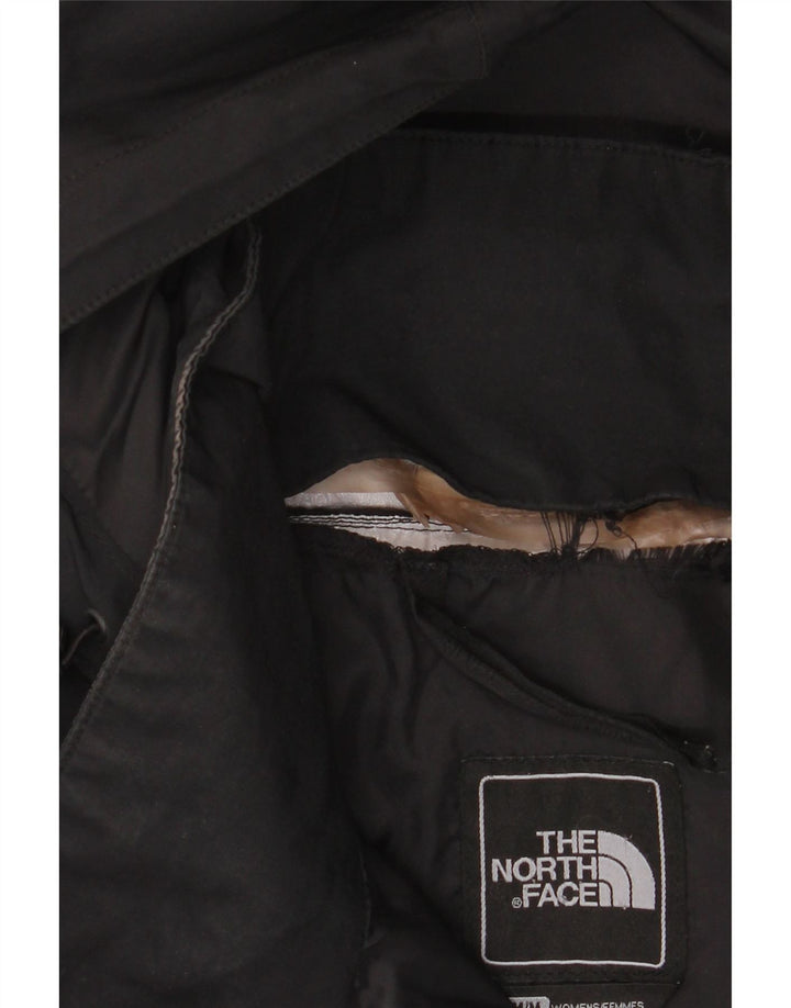 The North Face Trench-coat à capuche pour femme UK 14 Medium Noir Polyester